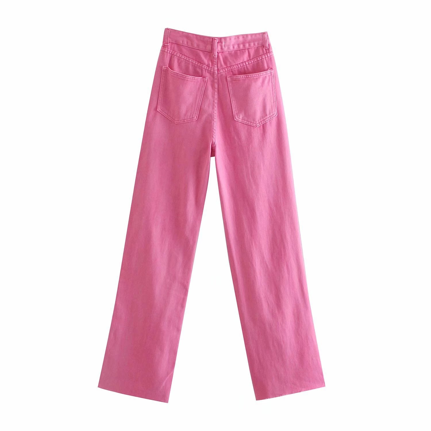 High Rise Straight Leg Jeans
