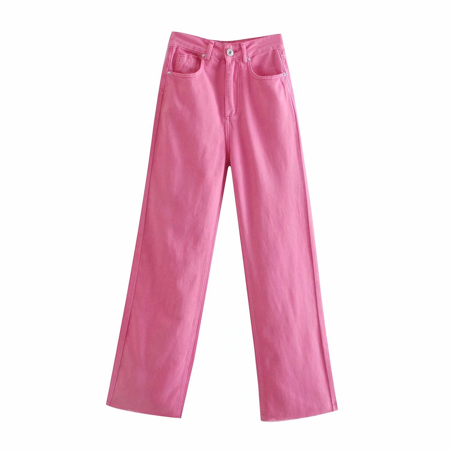 High Rise Straight Leg Jeans