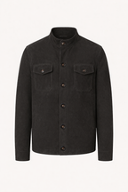 Casual Jacket Front Button Closure Regular Fit