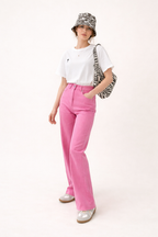High Rise Straight Leg Jeans