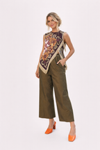 Fringe Top Round Neck Loose Fit